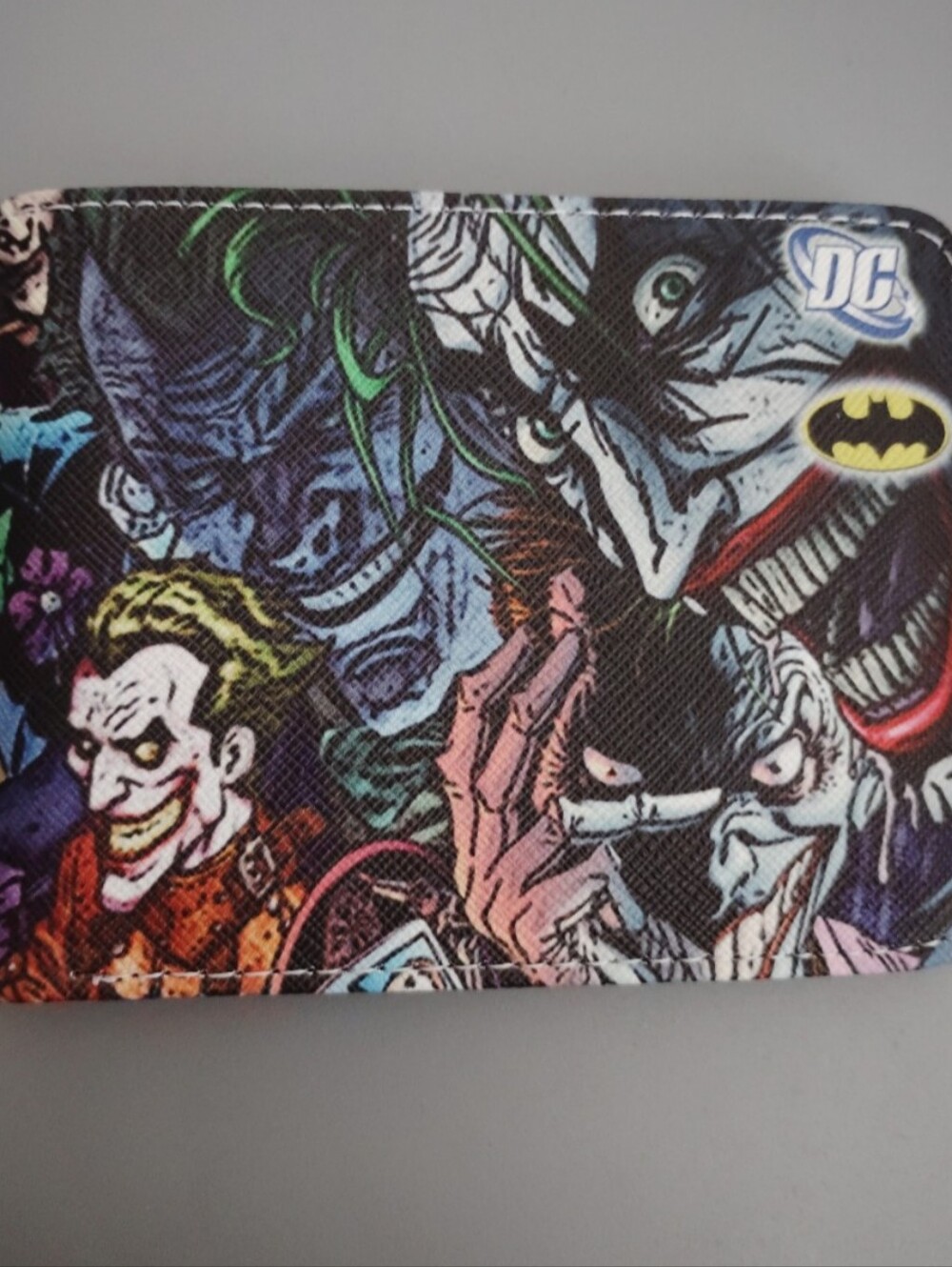 New batman joker dc comic anime manga leather Wallet